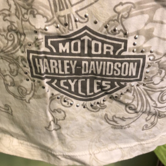 Harley Davidson Long Sleeve Pullover Top - Picture 4 of 12